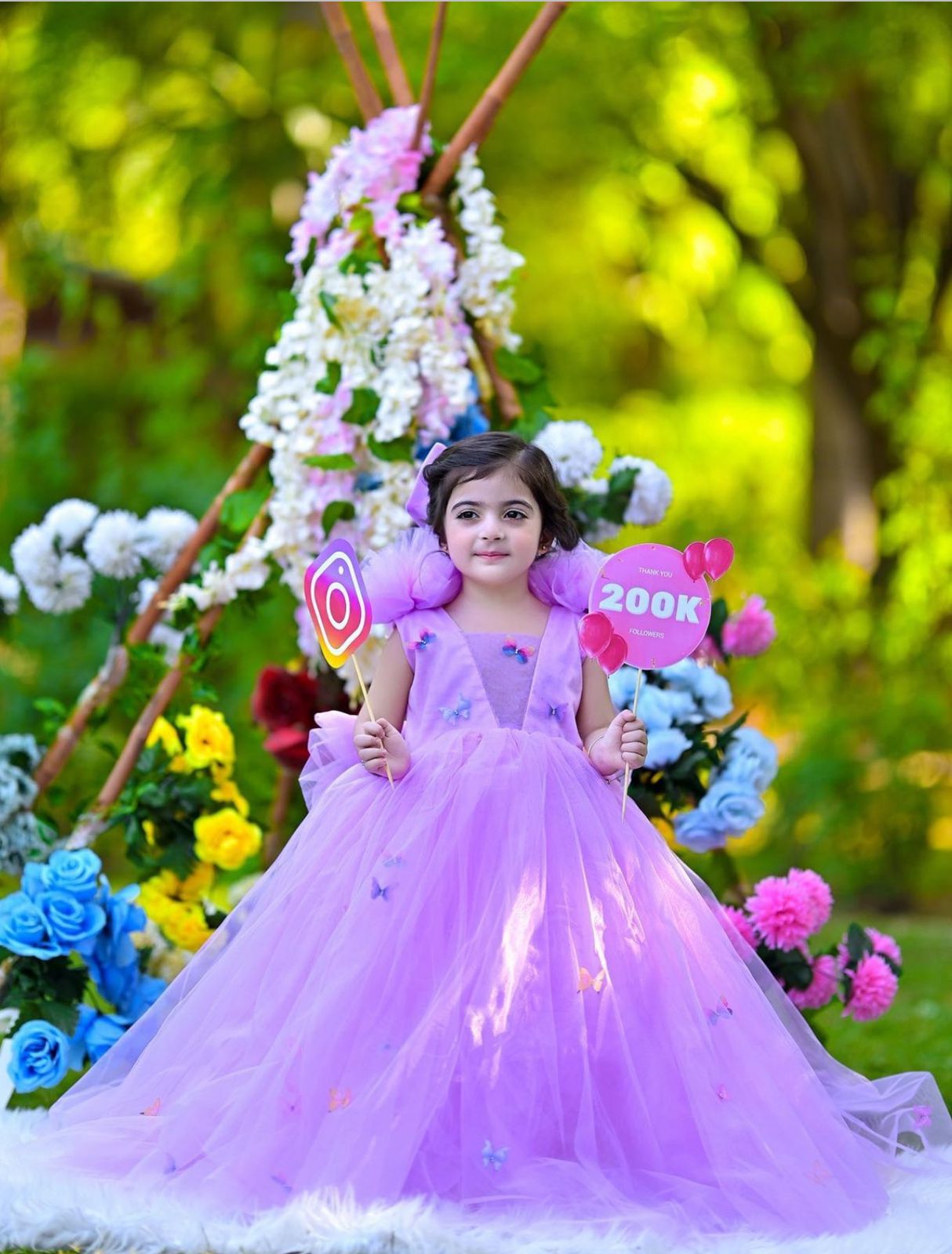 BUTTERFLY PRINCESS LONG DRESS Bloon Dressing Little Dreams