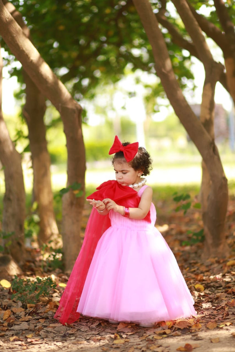 Pink Bow tail dress