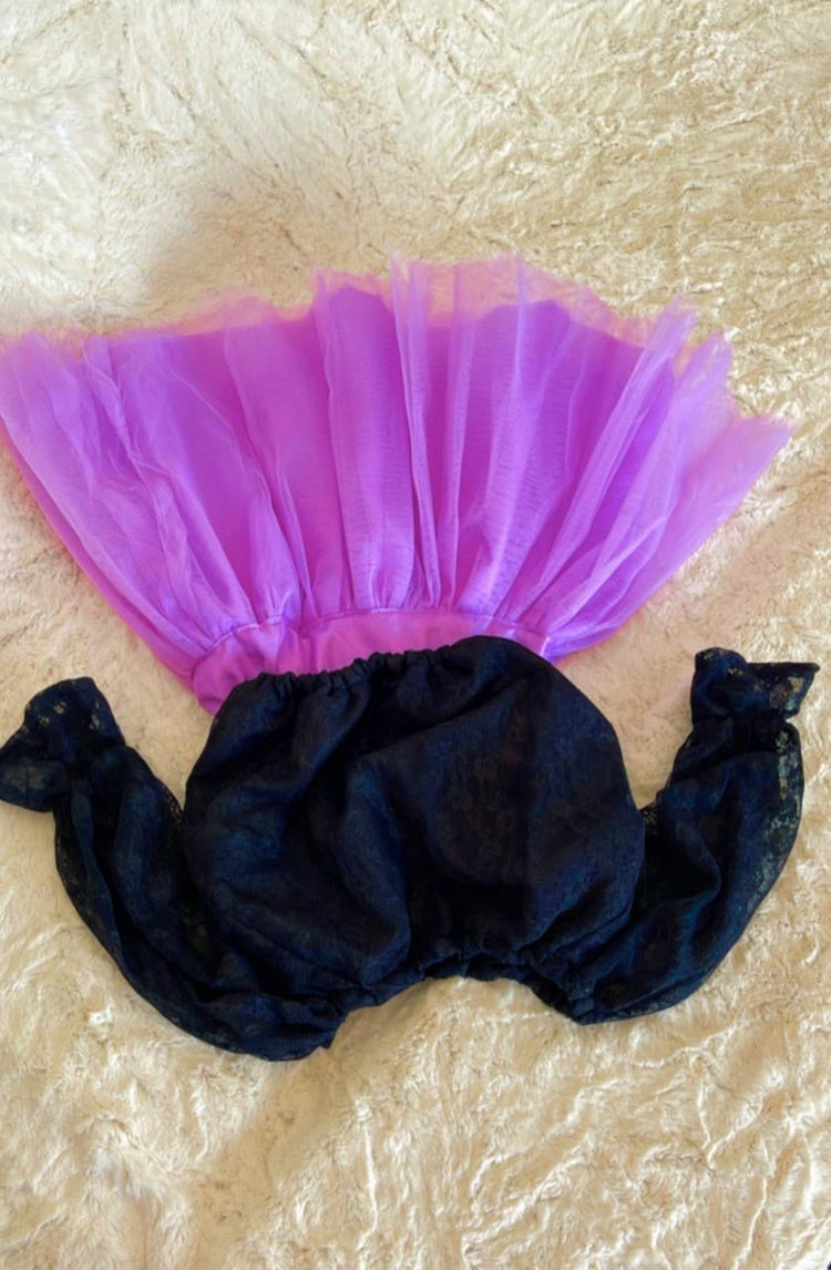 Power Puff Skirt Set (Purple)