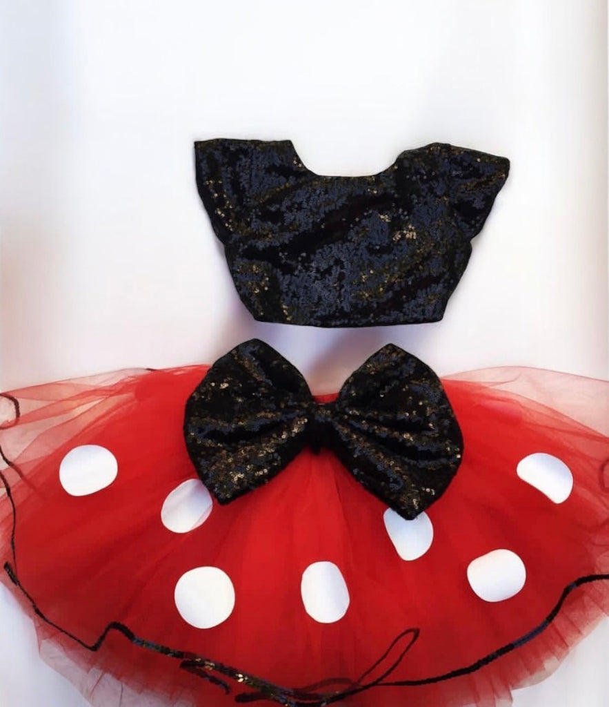 Minnie mouse skirt set