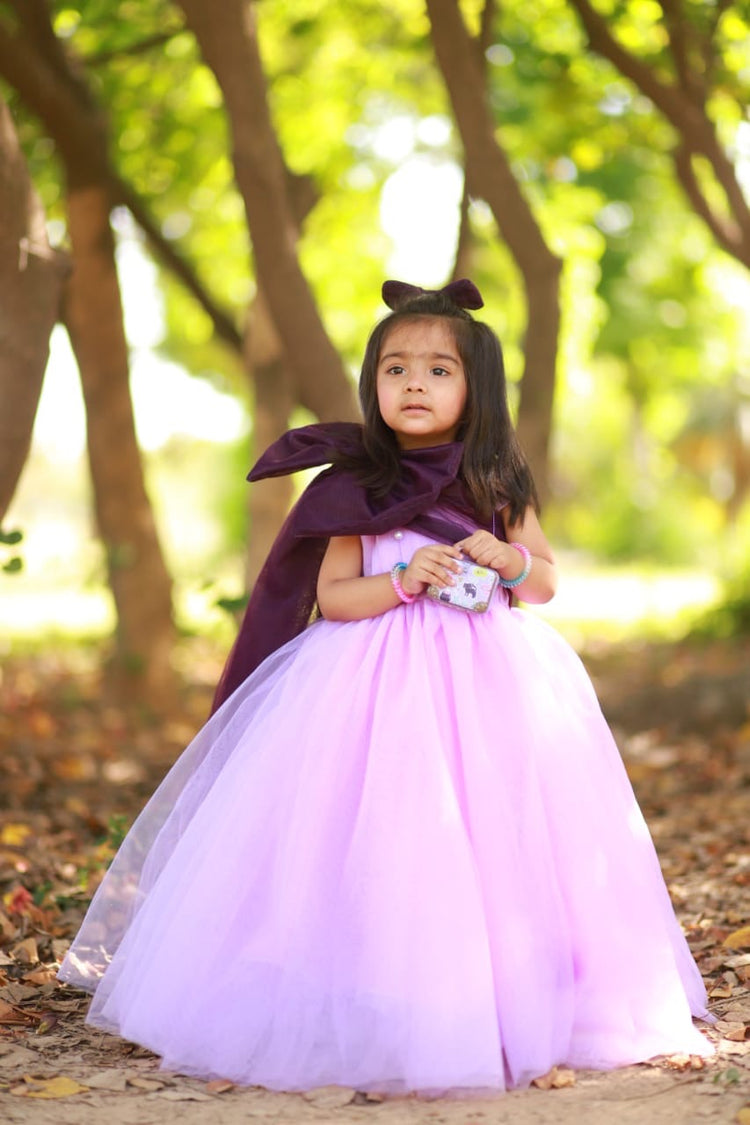 Purple Bow tail dress