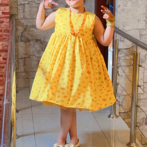 The Yellow Barbie Frock