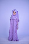 Lilac Lace abaya