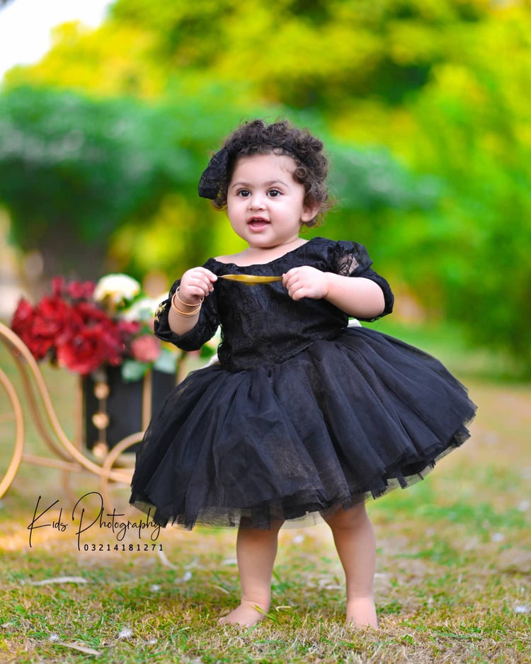 Black Lace Frock