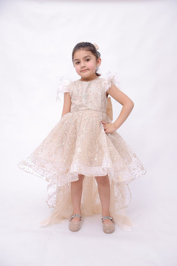 PINWHEEL GALAXY FROCK (BEIGE)