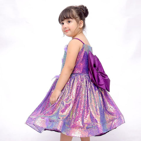 COSMIC DUST FROCK (PURPLE)