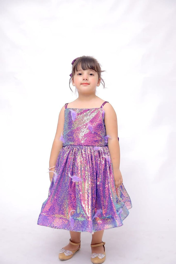 COSMIC DUST FROCK (PURPLE)