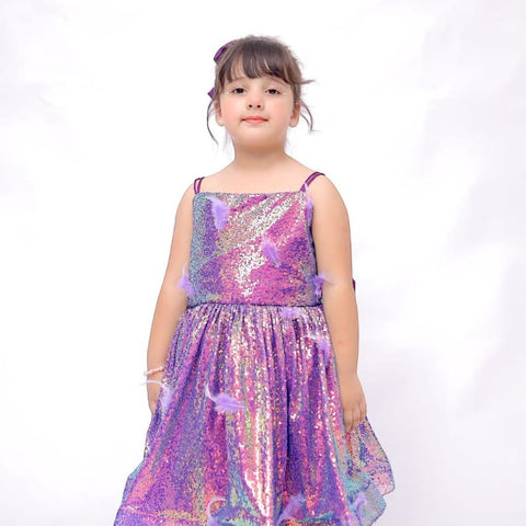 COSMIC DUST FROCK (PURPLE)