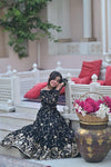 The Shab-E-Intizar Lehenga Set (Black)