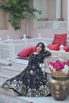 The Shab-E-Intizar Lehenga Set (Black)