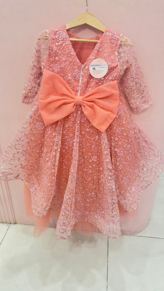 Pinwheel Galaxy Frock (peach)