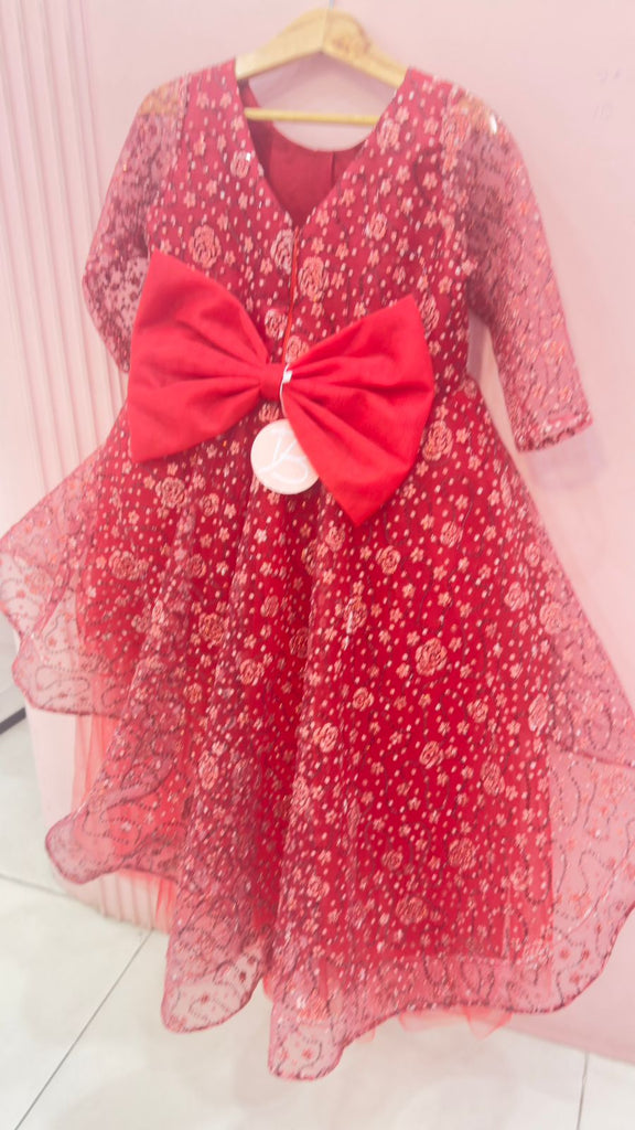 Pinwheel Galaxy Frock (red)