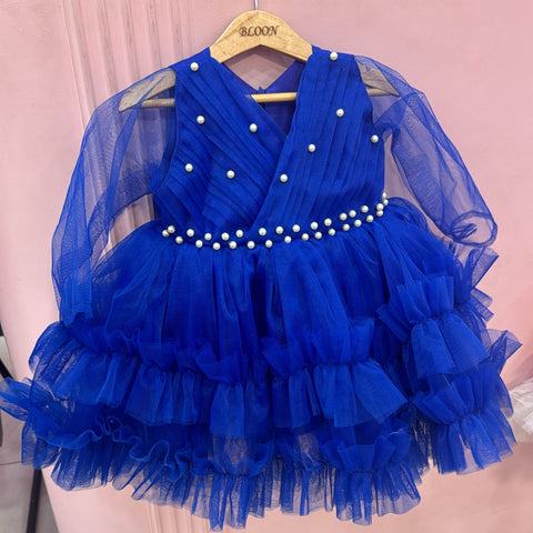 Swan princess Dress navy blue