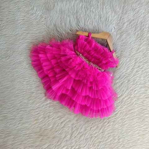 Barbie frilled frock