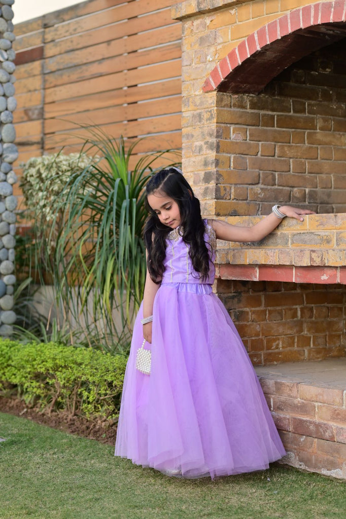 Amaya Lilac lehenga set