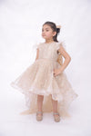 PINWHEEL GALAXY FROCK (BEIGE)