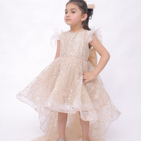 PINWHEEL GALAXY FROCK (BEIGE)