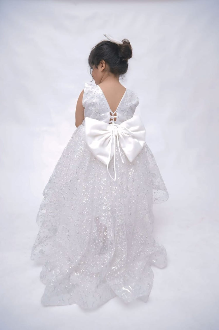 Pinwheel galaxy frock (WHITE)