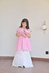 The puffy pink gharara set