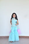 Maadano gharara set blue