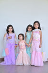 Maadano gharara set pink