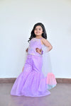 Maadano gharara set lilac