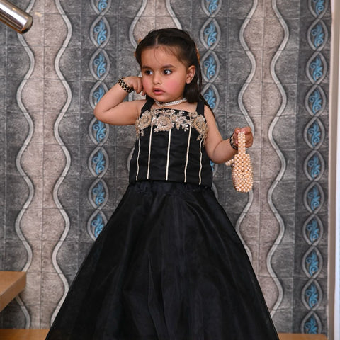 Amaya Black lehenga set